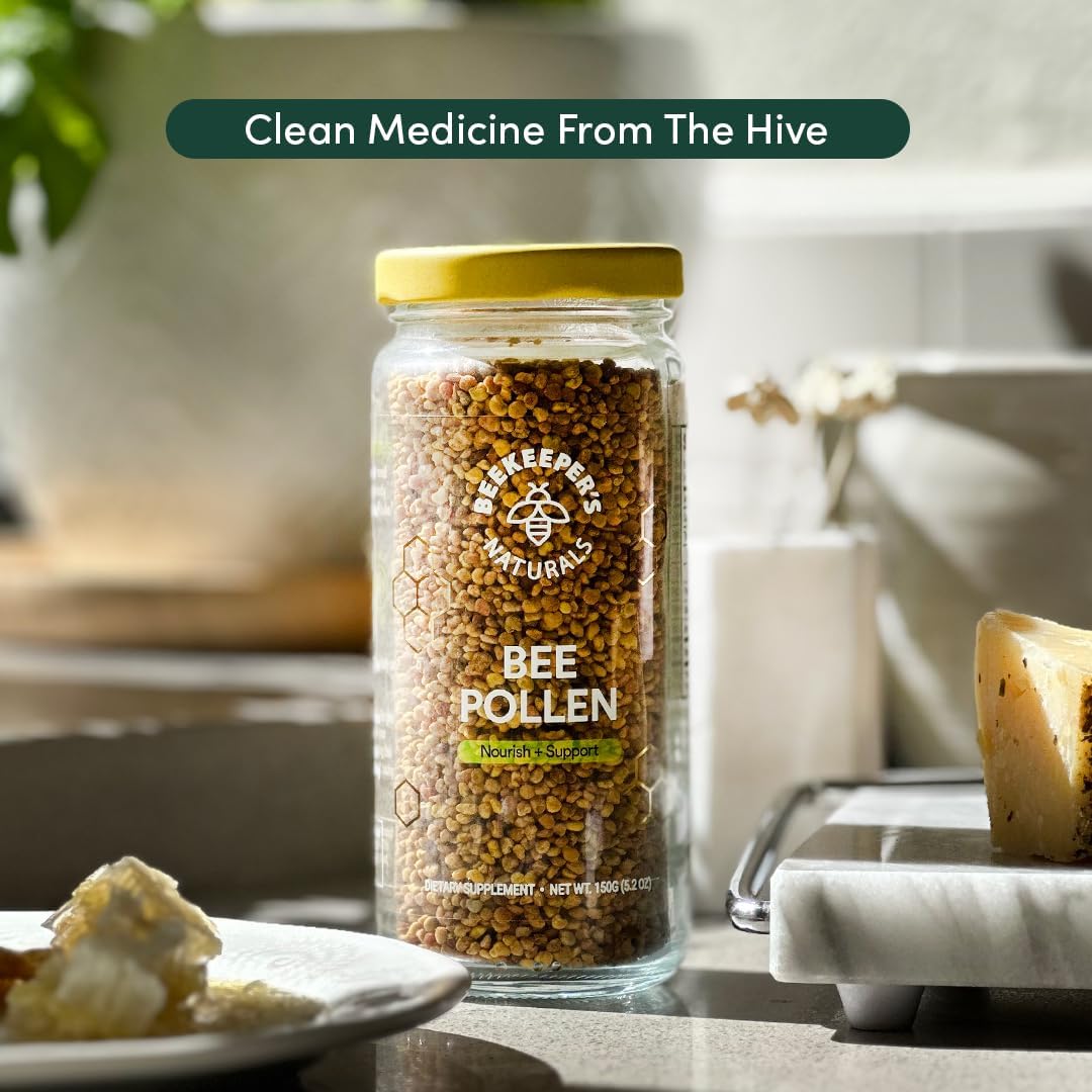 BeeKeeper's Natural Bee Pollen – Superfood for Energy & Immune Support 150 g
