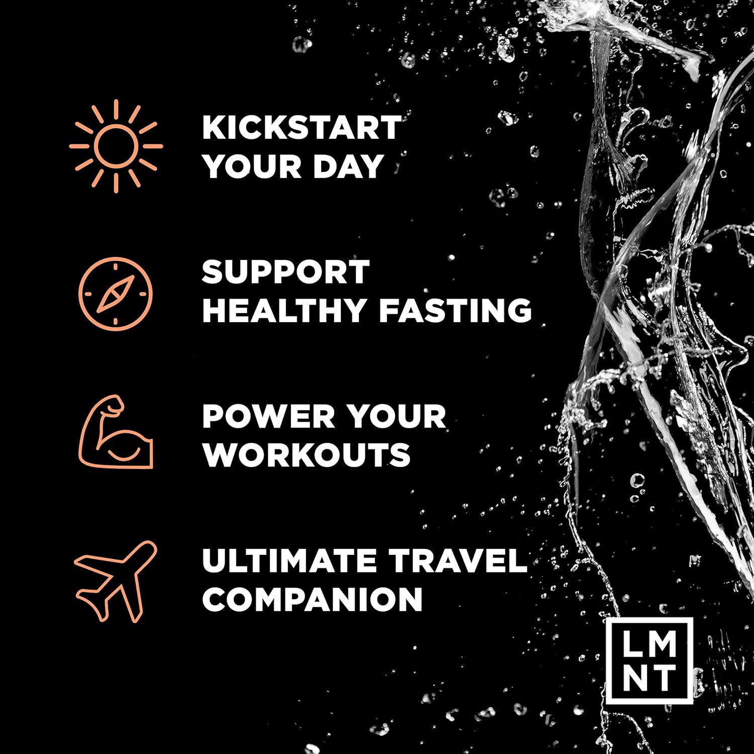 LMNT Recharge Electrolyte Drink Mix - Grapefruit Salt Flavor, Zero Sugar, Keto-Friendly Hydration Powder, 30 Convenient Packets