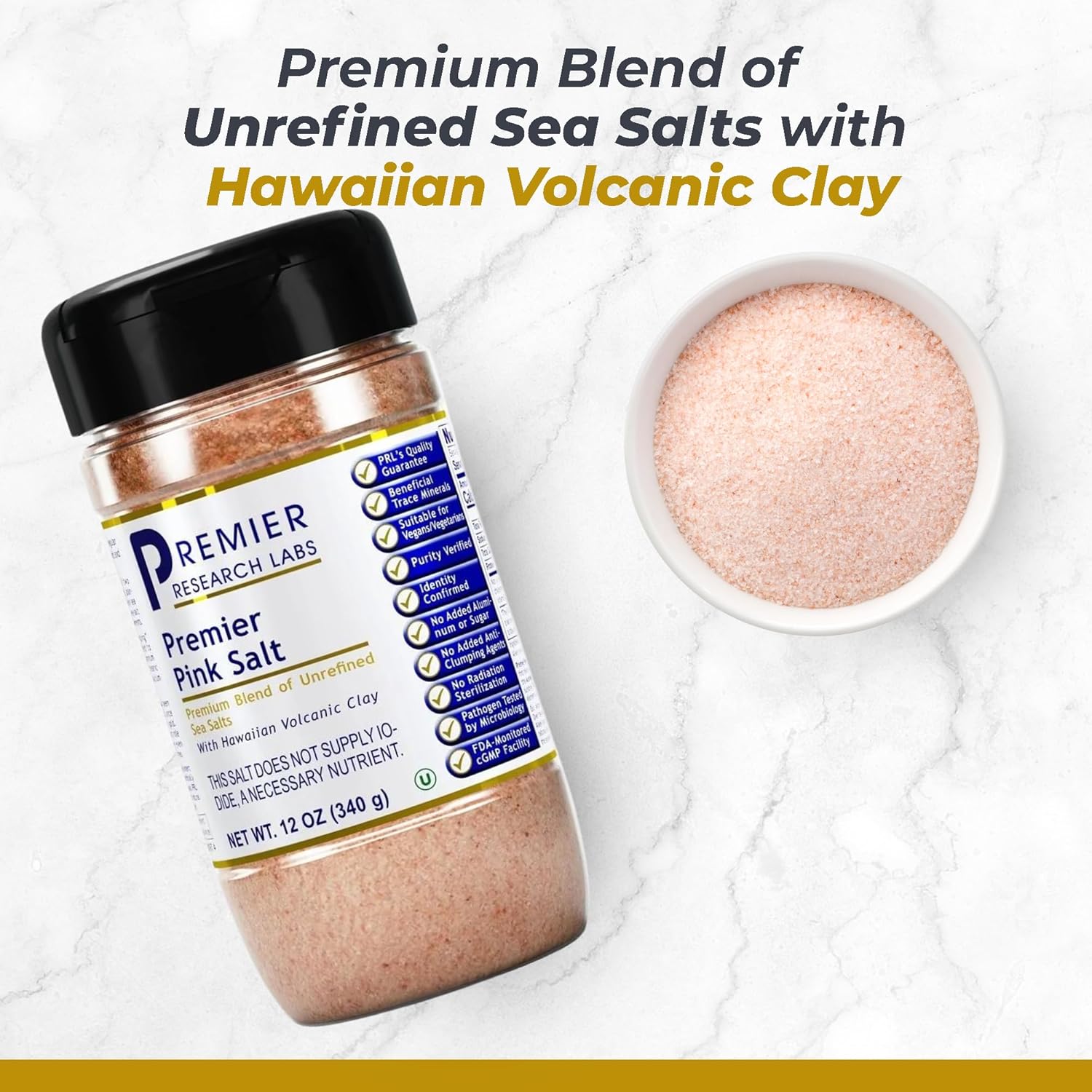 Premier Pink Salt 12 oz – Premium Himalayan Salt for Mineral-Rich Flavor and Electrolyte Balance